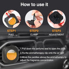 Car Air Freshener Vent Clip, 6 Count Hawaii Scent Odor Eliminator for Up to 180 Days, Natural Essential Oil Car Accessories for Women and Men, Car Freshners, 4ml Each
