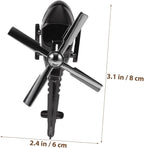 Rotating Helicopter Car Aromatherapy Diffuser Air Freshener for Vehicle Cute Air Outlet Ornament for Home and Office Decoration