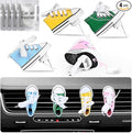 4 pack Car Air Fresheners Cute Shoes Car Air Vent Clip Freshener with 4PCS Reusable Scents Tablets Refills Cars Accessories for Women/Men Cars Interior Decoration Best Gift for Friend