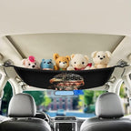Eagle USA Flag Car Roof Storage Bag Car Roof Seat Organizer All Car Storage Organizers Inner Car Accessories Compatible with Most Vehicles