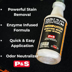 P & S PROFESSIONAL DETAIL PRODUCTS - Terminator Enzyme Spot and Stain Remover - Perfect for Deodorizing, Removing Embedded Soils, Grease, Dirt, and Protein-Based Stains; Fresh Scent (1 Quart)