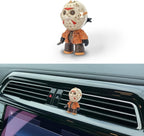 GENANY 3D Resin Horror Movie Killer Character Car Air Freshener Vent Clips, Spooky Car Freshener, Horror Air Freshener, Gothic Gifts for Women and Men, Cool Spring Gifts For Horror Fans