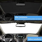 Windshield Sun Shade for 2013-2018 Hyundai Santa Fe Custom Fit Window Sunshade Front Window Shade Sun Visor Accessories Blocks UV & Heat, Keep Car Cooler