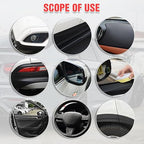 Plastics Parts Crystal Coating, 2025 New Leather Plastic Polishing Renovation Coating Agent, Car Trim Restorer with Sponge, Crystal Coating for Cars Interior or Exterior (2)