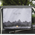 Magnetic Car Sun Shade Curtain for Side Window – Sun Blocker and UV Protector for Baby, Kids, and Pets – Universal Fit with Built-in Magnets for Steel-Framed Door (Be-Camping Curtain)