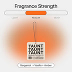 DedCool Air Freshener | 01 Taunt | Hanging Odor Eliminator for Cars, Closets & Drawers | Long-Lasting Essential Oil Infused Scent | Vegan, Non-Toxic, Cruelty-Free