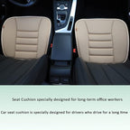 Car Seat Cushion Pad for Driving, Chair Cushion for Office/Truck with Memory Foam, Seat Cushion Comfortable and Durable, Khaki