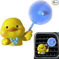 Cute Yellow Duck Air Vent Clips - Fun Car Air Fresheners & Decor