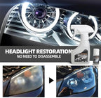 SOPAMI Automotive Headlight Restoration Kit Oxidized and Yellowed Automotive Headlamps Blurring Enhanced Crystallization Coating Refurbisher,Maximum Gloss & Shine – Extremely Hydrophobic