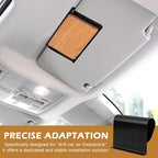 2PCS Car Air Freshener Visor Clip Compatible with Drift Wood or Stone Car Freshener,Universal Cars Fresheners Sun Visor Clips for Modern & Electric Vehicles(Clip Only)(Black,Size:9*6cm/2.34*3.54inch)