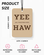 Western Car Air Freshener 4 Pcs Coconut Scented, Howdy Long Live Cowgirls Cow Skull Car Accessories Mirror Decor for Women, Beige Western Hanging Air Freshener for Cars Closet Drawer Books