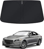 KUST Windshield Sun Shade for Hyundai Genesis 2015-2016 & Genesis G80 2017-2020 Window Accessories Shade Sun Visor Foldable Block UV Rays Keep Car Cooler