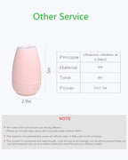 SOICARE Diffuser,USB Plug-in Car Portable Aromatherapy Diffuser,Essential Oils for Diffusers with 7 Colors Lights 2 Switch Mode Waterless Auto Off for Car Home Office Room (Pink)