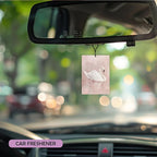 Vintage Pink Butterfly Swan Lavender Car Air Freshener 3Pcs, Coquette Preppy Bow Swan Moth Scents Air Freshener for Women Girls, Cute Girly Car Accessories Interior Mirror Decor Hanging