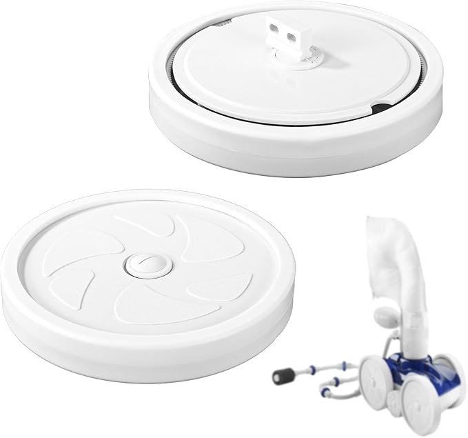 Pool Cleaner Large Wheel Replacement with Tire & Bearings, Compatible with Polaris 280 (Not for 360/380) Durable Pool Vacuum Wheel Replacement Parts