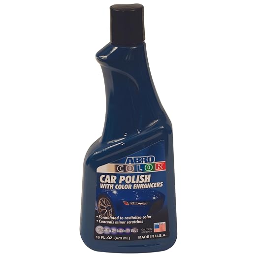 ABRO Blue Car Polish: Scratch Remover for Vehicles and Car Paint Scratch Repair Restorer Wax, Polishing Compound for Car Detailing, Paint Scratch Repair for Vehicles, Car Scratch Remover 16oz.