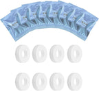 8 Pack Car Air Vent Clip Freshener Refills Solid, Fragrance Replacement Pads, Circular with holes (Ocean - 8 Packs)
