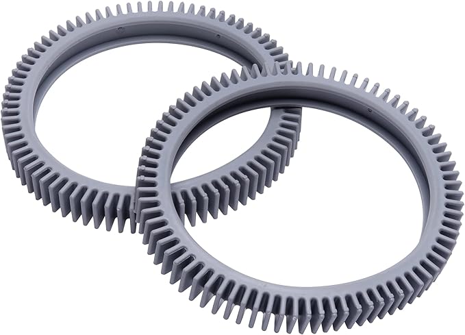 ATIE Pool Cleaner Front Tire PVXS11PK2-207 and Rear Tire PVXS16PK2-207 Combo Kit Fits Phoenix 4X PES42CSTX and AquaNaut 400, 450 Pool Cleaners (Pack of 2 Each)