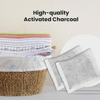 Green Piece® 24 Pack Overstuffed All-Natural Diaper Pail Deodorizer | Activated Charcoal Air Purifier Compatible with Diaper Pails, Shoe Closets, Trash Cans, Pets - Made in The USA by Green Piece