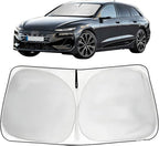 Windshield Sun Shade Fit 2026 2025 2024 2023 2022 2021-2019 Audi A6, Front Window Sunshade Car Accessories Foldable Sun Visor UV Protector Heat Shield Cover Keep Your Car Cool