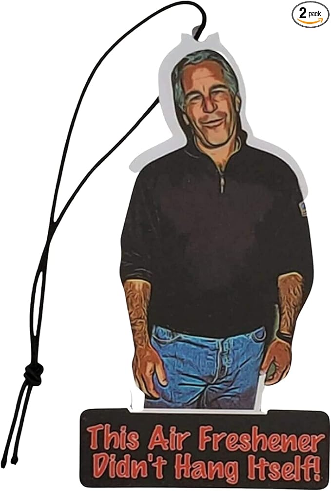 Jeffrey Epstein Air Frreshener (2 Pack)