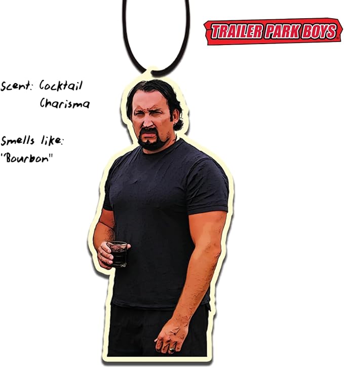 Trailer Park Boys Funny Car Air Freshener - Julian Funny Hanging Car Air Freshener - Funny Car Accessories for Men & Women