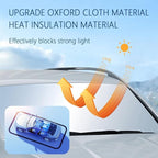 300T Thickened Sunshade for Car Windshield,Windshield Sun Shade for Blocking 99% Sunlight & Heat,Summer Cars Essentials Sun Cover for Car Windshields Fits Small Truck,SUV (XXL: 63x33 inch)