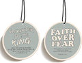 Jesus Christian Car Air Freshener inspirational Bible Car Accessories Interior Hanging 2pcs, Jesus Cars Freshies Bible Verses Rearview Mirror Decor, Religious Christian Gifts for Women Girls (Black I)
