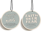 Jesus Christian Car Air Freshener inspirational Bible Car Accessories Interior Hanging 2pcs, Jesus Cars Freshies Bible Verses Rearview Mirror Decor, Religious Christian Gifts for Women Girls (Black I)