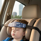 3 Pcs Baby Carseat Head Support,Car seat Straps Pillow Support Ban,Stroller Neck Relief Strap Headrest,Slumber Sling Sleep Positioner for Toddler Infants Child Children Kids(Clouds, Fish, Arrows)