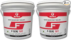 Red Devil 0841DW F-Seal 181 Fiber Reinforced Water Based Duct Sealant, 1 Gallon, White, 2 Pack