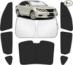 Car Window Shades Intended for Nissan Altima 2013-2018, Privacy Window Covers 8PCS for Side, Rear & Windshield, Car Shield Sunshade for Privacy Protection, Heat Blocking, Camping and Parking