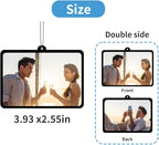 Personalized Photo Car Air Freshener – Custom Double-Sided Print – Fresh Linen Scent – Eco-Friendly, Long-Lasting Fragrance – For Family, Friends, Lovers (Movie)