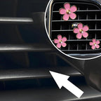 8PCS Car Daisy Flower Air Vent Clip, Cute Auto Outlet Air Conditioning Clip, Sweet Girly Vehicle Fresheners Gift for Women Girls, Car Interior Decor Universal Fit（Pink）