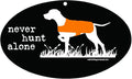 Enjoy It Dog is Good Never Hunt Alone Air Freshener, New Car Scented