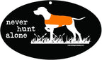 Enjoy It Dog is Good Never Hunt Alone Air Freshener, New Car Scented