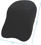 Car Headrest Pillow - Shoulder & Neck Pillow for Car Headrest w/Adjustable Strap & Clip to Secure - Memory Foam Car Neck Pillow for Driving Seat - Ergonomic Head Rest Pillow for Car Seat Neck Support