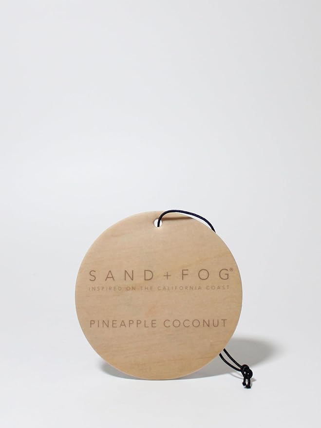 Sand + Fog - Set of 8 Car Air Fresheners - Ocean Mist, Sun-N-Fun, Tahitian Vanilla, Teakwood, Ocean & Sea Salt, Pineapple Coconut, Tropical Citrus, Clean Waves