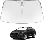 Proadsy 2026 Upgrade Windshield Sun Shade Custom Fit 2019-2025 2026 Audi Q8 Foldable Front Sunshade Protector Sun Visor Blocks UV Rays Keep Car Cooler