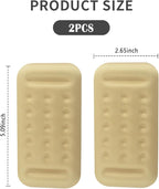2PCS Car Arm Rest Elbow Pads,Comfortable Car Arm Rest Cushion with Memory Foam Pad for Arm Support,Universal Car Interior Accessories Car Door Armrest Pad (Beige)