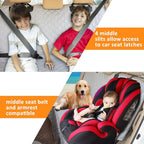 Dog Back Seat Cover Protector, Waterproof Dog Car Seat Covers, Nonslip Backseat Protection for Dogs and Kids, Compatible Pet Car Seat Cover for Cars & Midsize SUVs