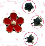 8PCS Car Daisy Flower Air Vent Clip, Cute Auto Outlet Air Conditioning Clip, Sweet Girly Vehicle Fresheners Gift for Women Girls, Car Interior Decor Universal Fit（Red）