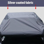 Pssopp 210D Oxford Cloth Water Proof Box Lid Cover,Tent Trailer Cover Travel Trailer Roof Cover car Roof Top Tent Trailer Cover for SUV Rooftop Travel Luggage Rack (230 * 145cm)
