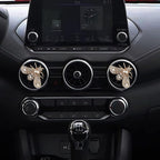 Bling Bee Crystal Car Air Fresheners - Rhinestone Diffuser Vent Clip Charms - Cute Car Decor for Women (Golden)