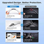 PEMOTech 2026 Upgraded Versatile Car Umbrella Windshield Sun Shade for Sedan/SUV | Keep Cool & Protect Interior | Reliable UV Blocker&Heat Shield | Car Window Shades | Large (57"x32")