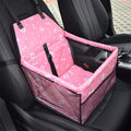 Myuilor Pet Dog Car Booster Seat Carrier,Portable Foldable Carrier with Seat Belt for Dog Cat up to 30lbs …