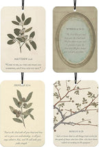 Green Christian Car Air Freshener 4Pcs, Jesus Bible Verses Car Accessories for Women, Matthew 11:28 Mirror Decor Hanging Air Freshener Christian Gifts for Cars Closet (Lavender)