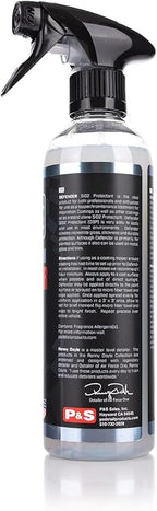 P & S Professional Detail Products Defender SiO2 Protectant Coating Topper & Standalone Sealant High-Gloss, Slick Finish Easy Spray & Wipe Renny Doyle Double Black - 16 oz Spray