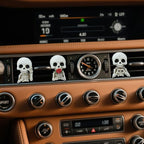 Skull car accessories – Gothic Skull Air freshener – Stylish Car Decor with Replaceable Fragrance Pad, Funny Christmas Gifts for Dad Mom