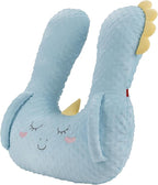 BEBAS U-Shaped Kids Travel Pillow for Car, Road Trip Essentials, Soft Neck Support for Long Trips, Adjustable Strap for Car Seats Airplane, Great Gift Idea (Blue Unicorn)